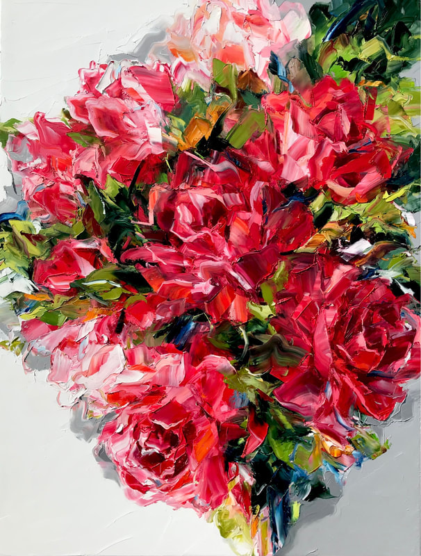 Diana Peel- "Resonant- Series 4", Oil on Canvas, 950 x 1220mm, 2022