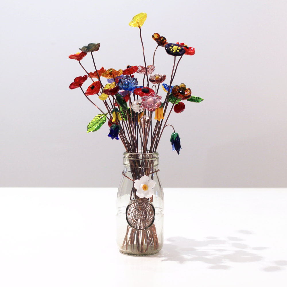 Frances Hanson Eternal Flowers Lampworked Glass 2023