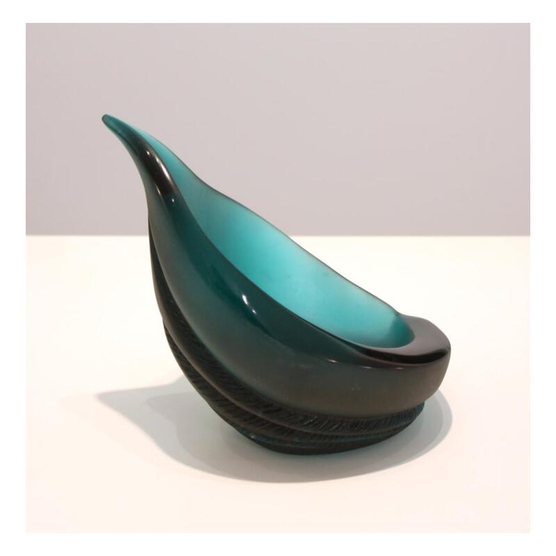 Francia Smeets, "Untitled Shell Form (Jade)", 
Cast Glass, 200 x 200 x 150mm