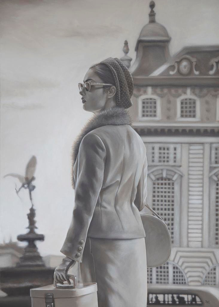 Ingrid Boot, “Piccadilly”, Acrylic on Canvas, 1400 x 1000mm, 2019, SOLD