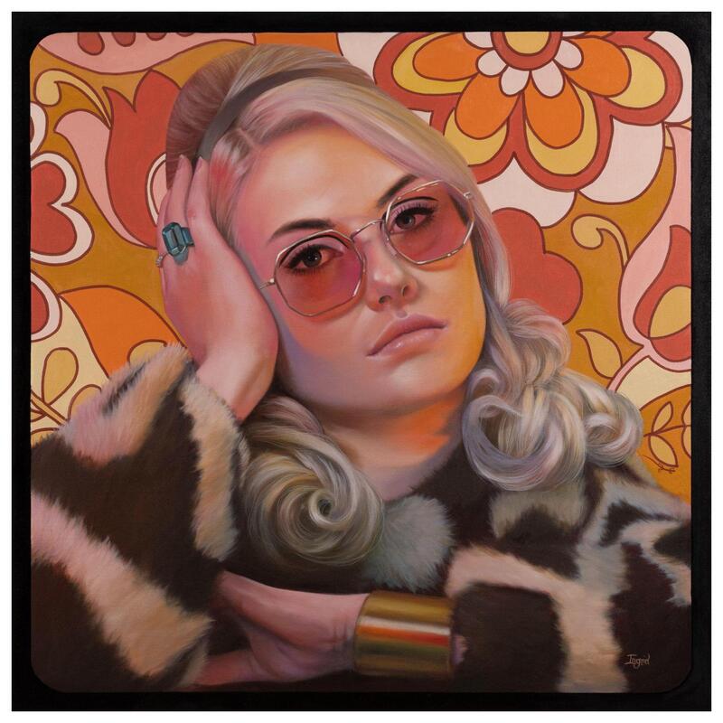 Ingrid Boot "Step Back", Oil on Canvas, 750 x 750mm, 2022