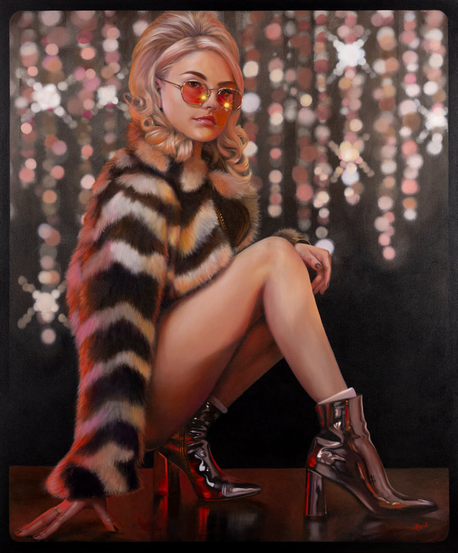 Ingrid Boot- "Studio 54", Oil on Canvas, 1000 x 1200mm, 2022