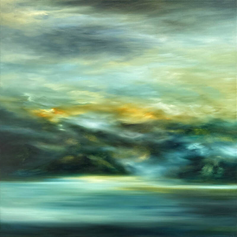 Jane Blackmore, "From the Heart II", Oil on Canvas, 1250 x 1250mm, 2024
