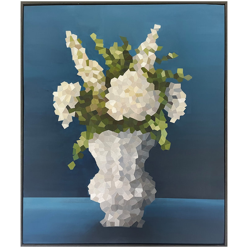 Jemma Ennis, "Bloom", Acrylic on Canvas, 600 x 500mm, 2022