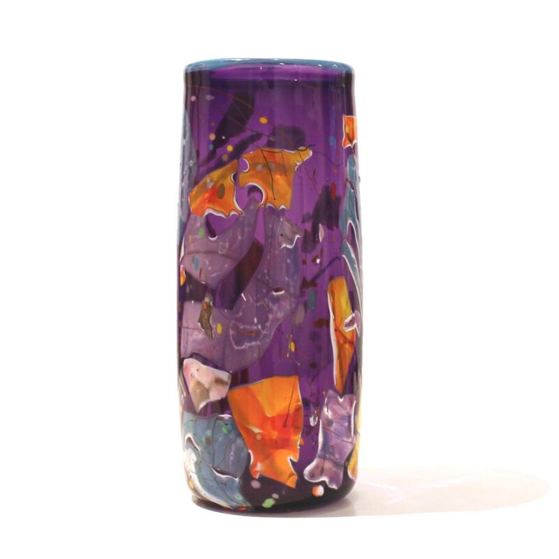 Keith Grinter, "Shard Vase", Hand Blown Glass, 310mm Tall, 2023