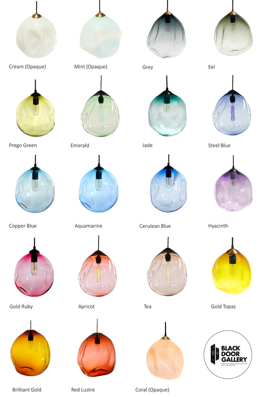 Lukeke Design Pendants- Colour Chart Examples