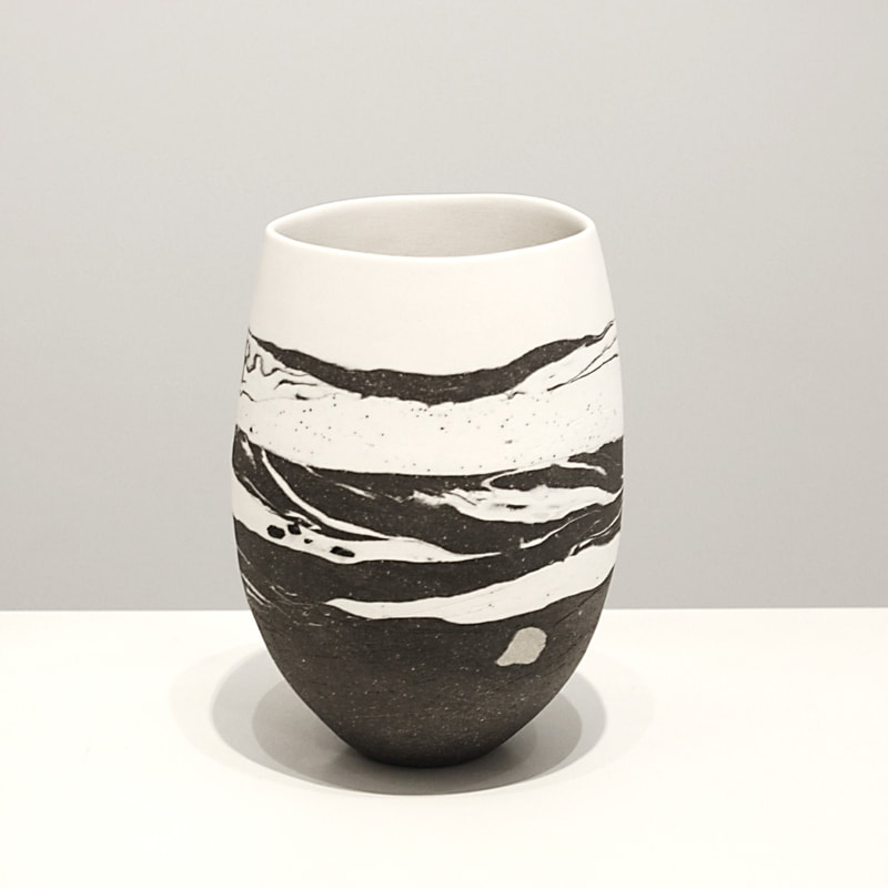 Sue Scobie, "Glacier Country - No.57", Pinched and Coiled Porcelain and Stoneware, 160mm Height, 2022