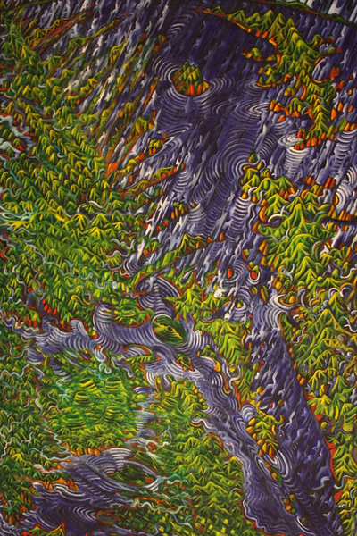 Dean Buchanan, "Hauraki Gulf", Oil on Canvas, 106 x 166cm, 2014