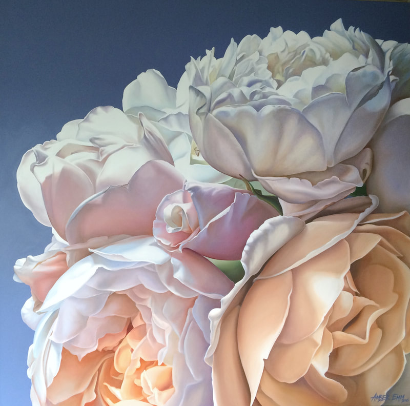 Amber Emm, "A Mothers Love 2", 2015, Oil on Canvas, 1000 x 1000mm, SOLD