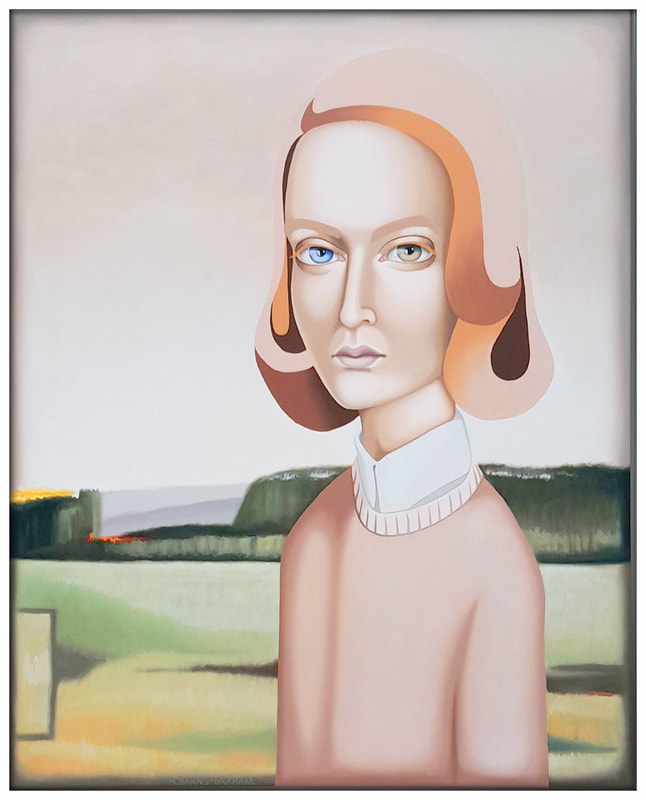 Andrew Barns-Graham, "Adima (Noble)", Acrylic on Canvas, 1000 x 800mm, 2023