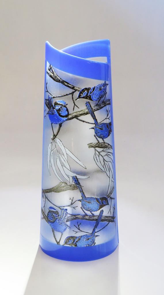 Anne Sorensen, "Splendid Fairy", Kiln Formed Glass, 530 H x 180 W x 180 D mm, 2019