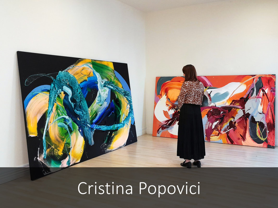 Buy Cristina Popovici Paintings NZ, Buy abstract expressionist painting by Cristina PopoviciPicture