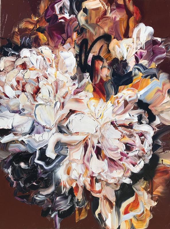 Diana Peel- "Deep", Oil on Canvas, 900 x 1220mm, 2021