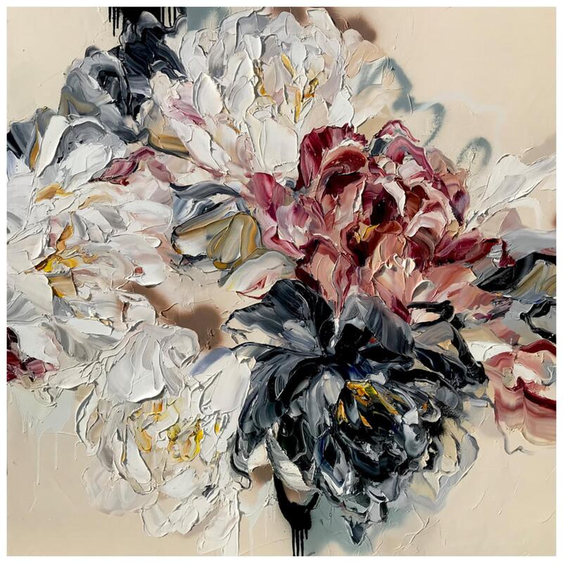 Diana Peel, "Mesmerising", Oil on Canvas, 1200 x 1200mm, 2022