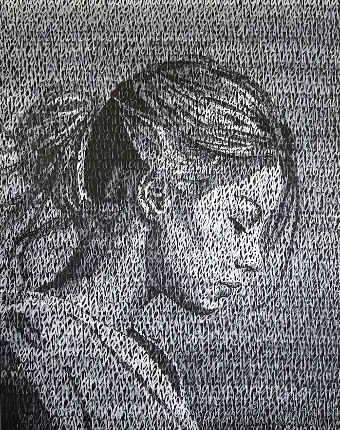 Harry Moores- "Adele", Acrylic on Canvas, 1520 x 1220mm, 2021