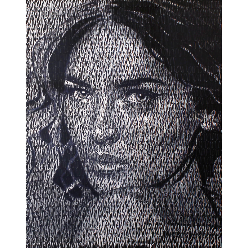 Harry Moores "Amanda",Acrylic on Canvas, 1520 x 1220mm, 2022