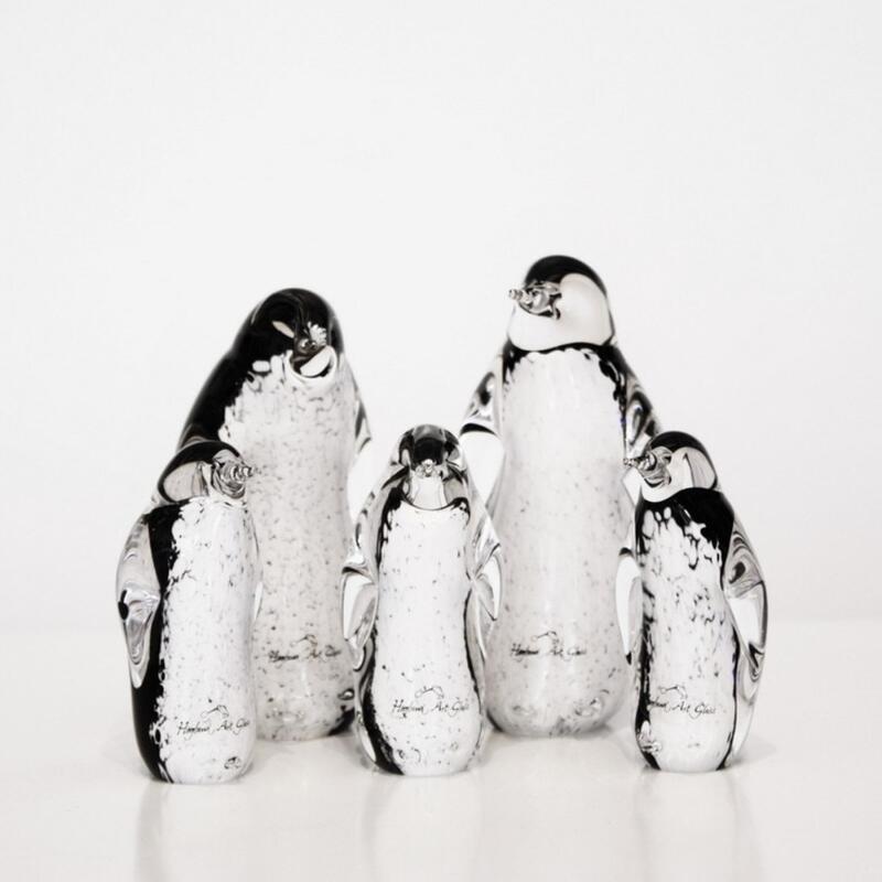Höglund Art Glass Penguins Hand Blown Glass Small, 8cm- $89, Medium, 11cm- $145 Large, 5cm- $195 Extra Large, 18cm- $395Picture