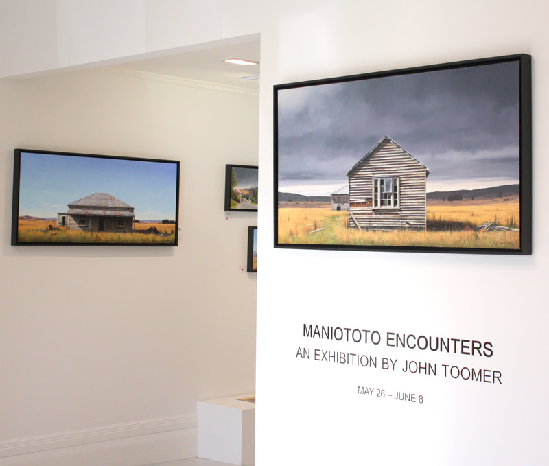 MANIOTOTO ENCOUNTERS | 
AN EXHIBITION BY JOHN TOOMER -
MAY 26- JUNE 8