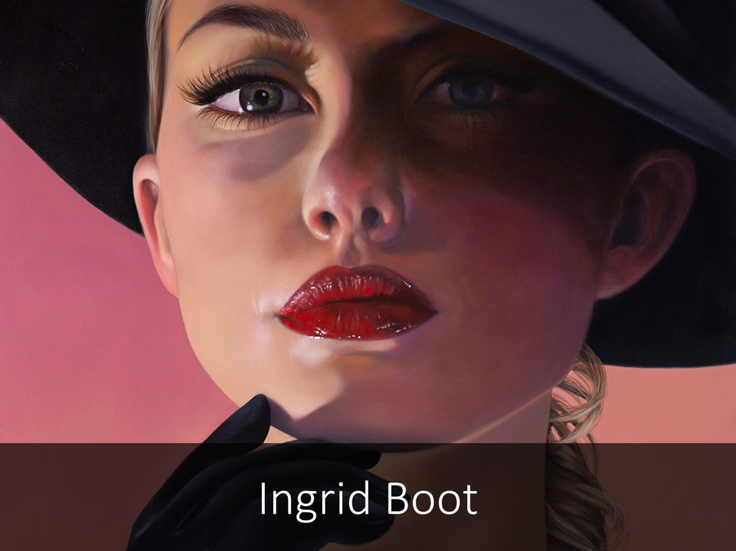 Ingrid Boot Paintings Available at Black Door Gallery | Buy New Zealand ArtPicture