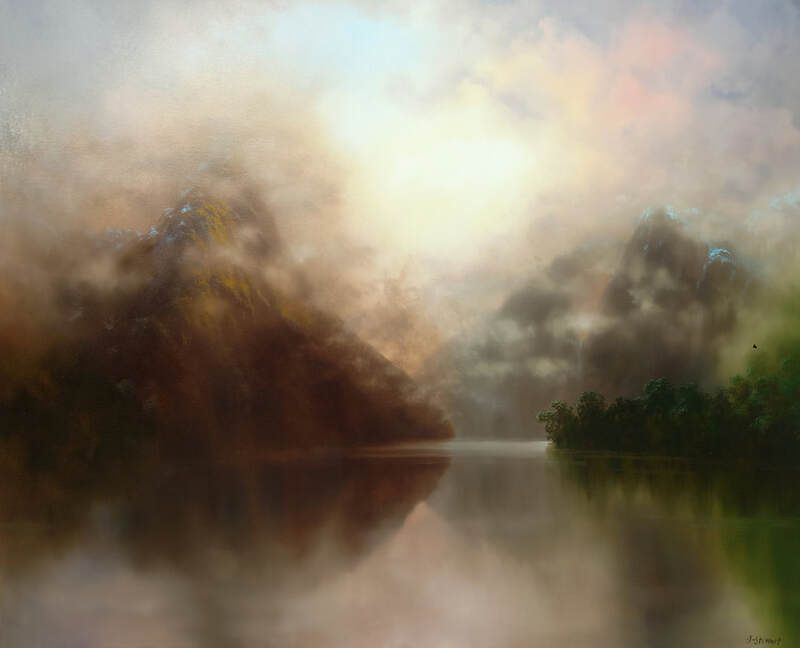 Jamie Stewart, "Rising Mists",  Oil on Canvas, 1520 x 1220mm, 2022