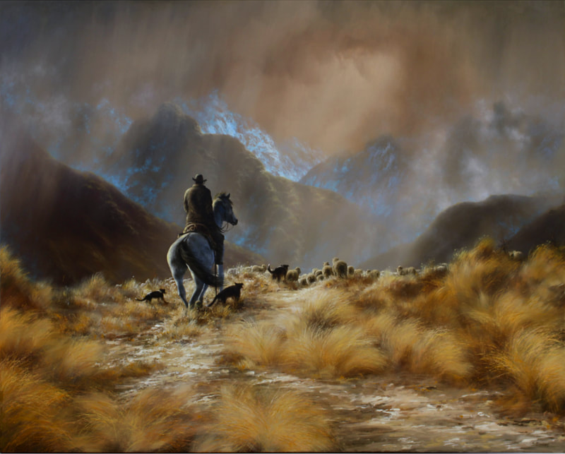 Jamie Stewart, "Southern Spirit", Oil on Canvas, 1520 x 1020mm, 2023