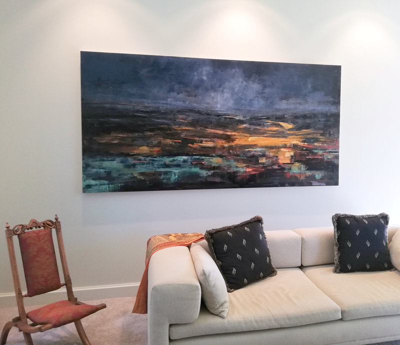Jennie De Groot Artwork In Situ | Commission for Private Residence