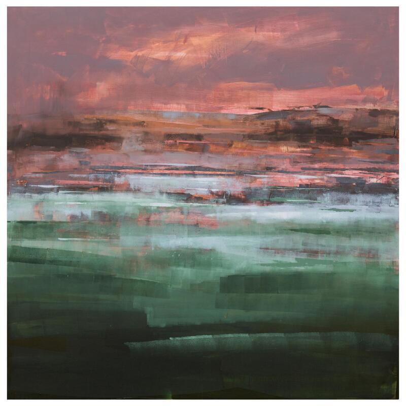Jennie De Groot, "Gossamer: Dawn", Oil on Panel, 1200 x 1200mm, 2022