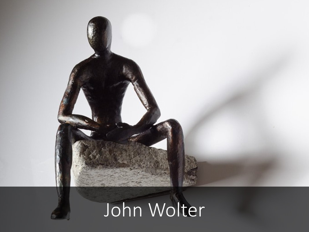 Buy and View work by John Wolter- Sculptures, Climbing Men on the Wall SculpturesPicture