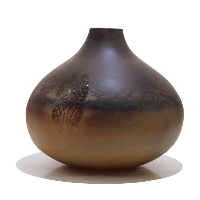 Kahu Design, "Hue Series", ​Hand Blown Glass with Engraving, 280mm Height, 2024