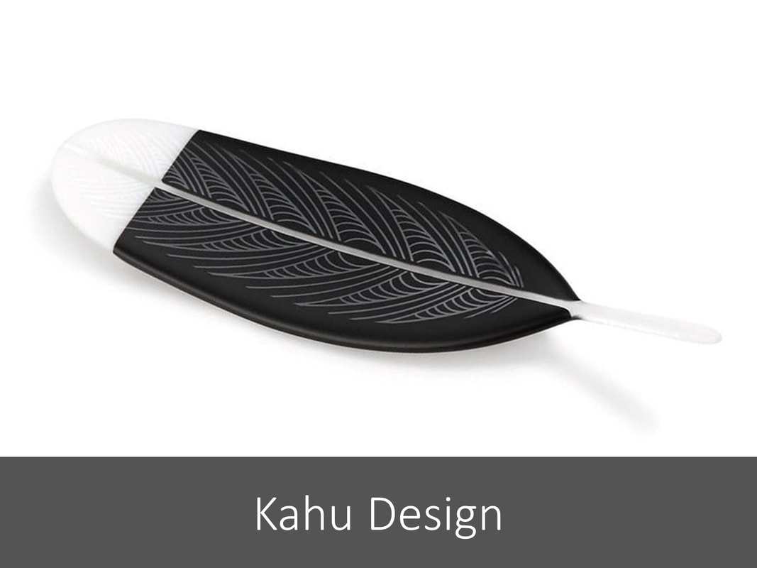 Kahu Design Glass Art- Buy New Zealand Glass Artwork- Black Door Gallery Glass Huiia Feather Picture
