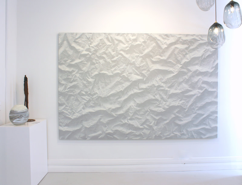 Kaye McGarva, "Traces in the Sand", Acrylic on Canvas, 180 H x 270cm W, 2021