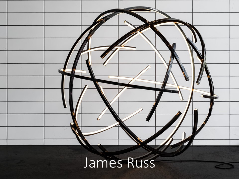 Buy James Russ Lights- Sculptural Lighting, Light Art, New Zealand made lights, unique lighting made by artists