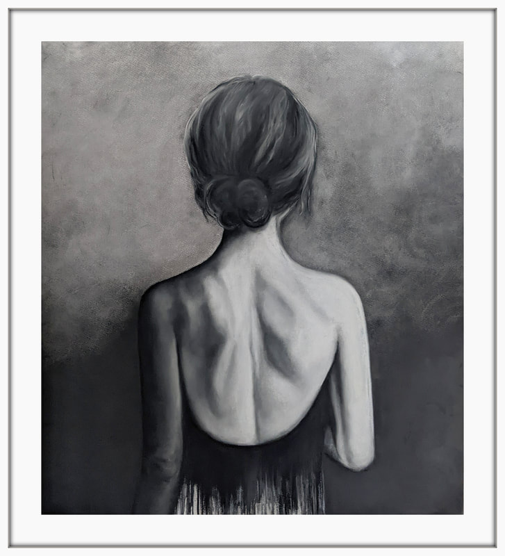 Neala Glass- "Inner Equilibrium", Charcoal, Pastel and Ink on Cotton Rag, Artwork Size 840 x 935mm, Framed Size 1030 x 1150mm, 2022