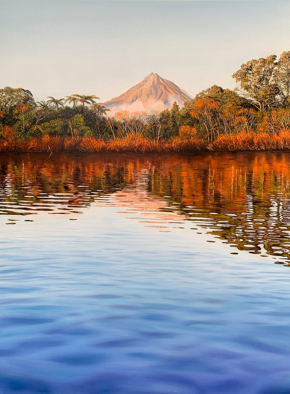 Phil Hanson- "Taranaki", Oil on Canvas, 900 x 1200mm
