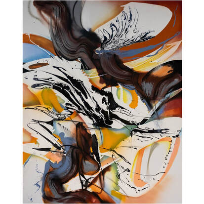 Cristina Popovici Fabric of a Feeling Mixed Media on Canvas 2200 x 1800mm 2024