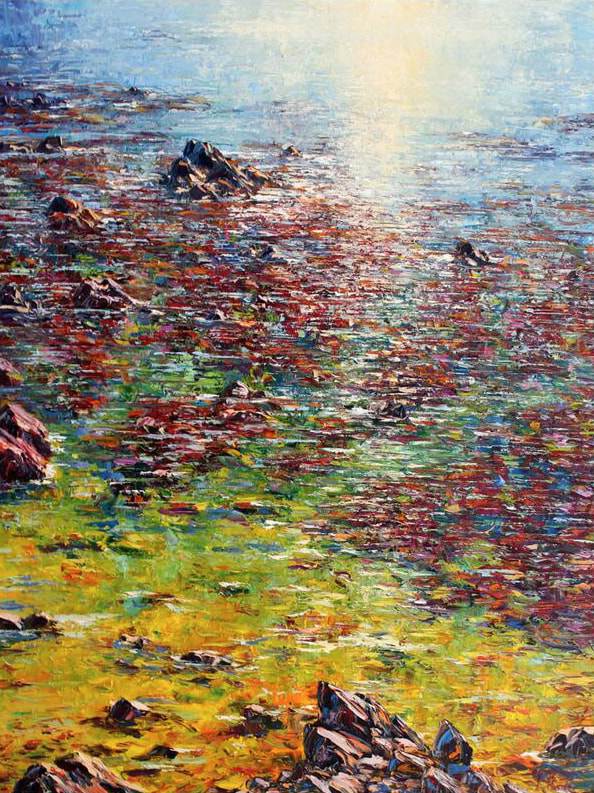 Richard Ponder, "Crayfish Haven", Oil on Canvas, 900 x 1200mm, 2020