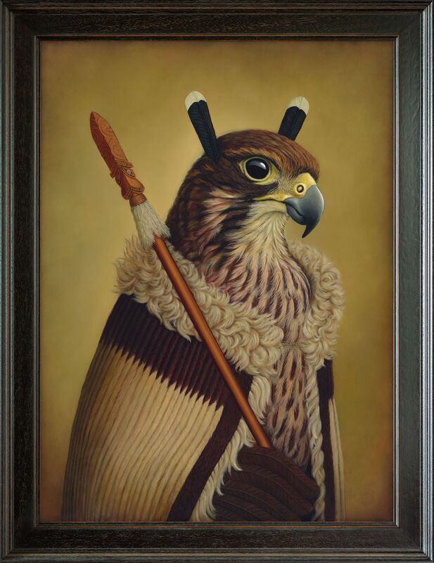 Rieko Woodford-Robinson, "Kia mate ururoa", Oil on Canvas, Framed, Artwork Size: 85 x 63cm, Framed Size: 97 x 75cm, 2020, SOLD