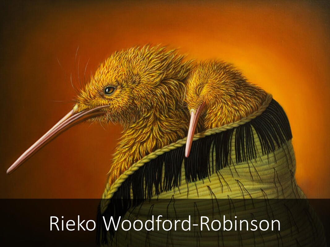 Rieko Woodford-Robinson Paintings Available at Black Door Gallery | Buy New Zealand ArtPicture