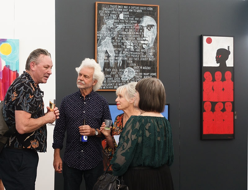 Robyn Kahukiwa at Auckland Art Fair 2021, Black Door Gallery