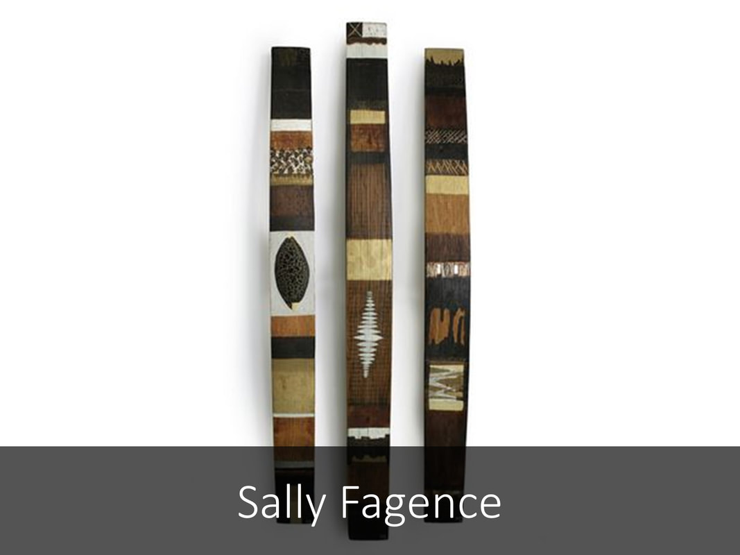 Buy and View work by Sally Fagence- Wall Sculptures made with wine barrels and wine stavesPicture