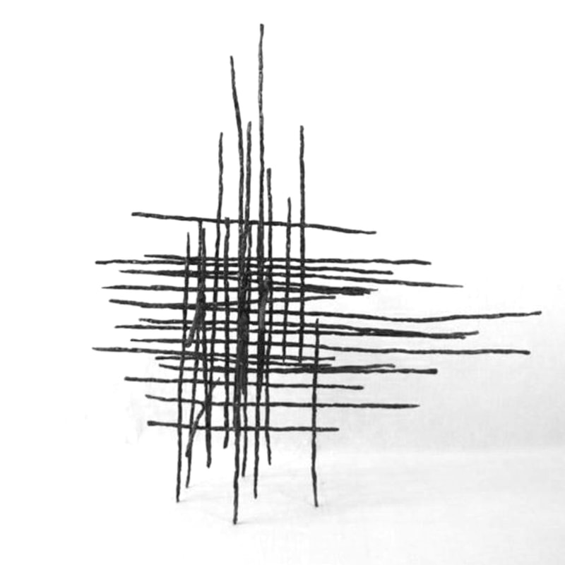 Sebastien Jaunas, "Unknown II", Forged Steel, 87h x 80 x 60 cm, 2014, SOLD