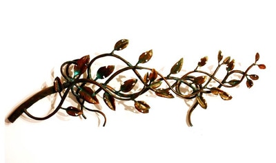 Rudi Buchanan-Strewe, "The Shadow Plant", Hand Forged and Beaten Oxidised Copper, 2015, SOLD