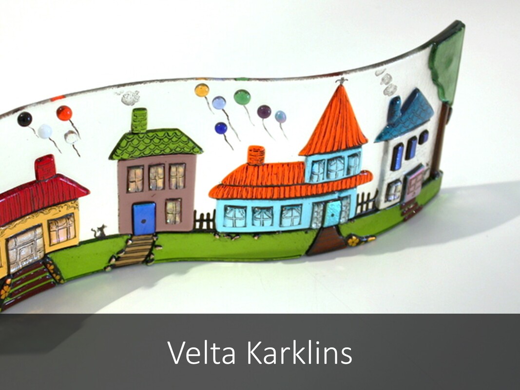 Velta Karklins Glass Art- Buy New Zealand Glass Artwork- Black Door GalleryPicture