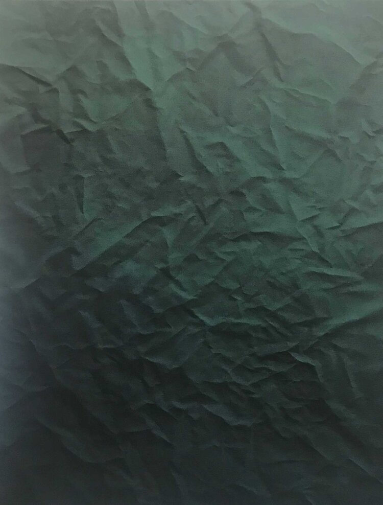 Kaye McGarva, "Emerald Depths", Acrylic on canvas, 910 x 1225mm, 2019